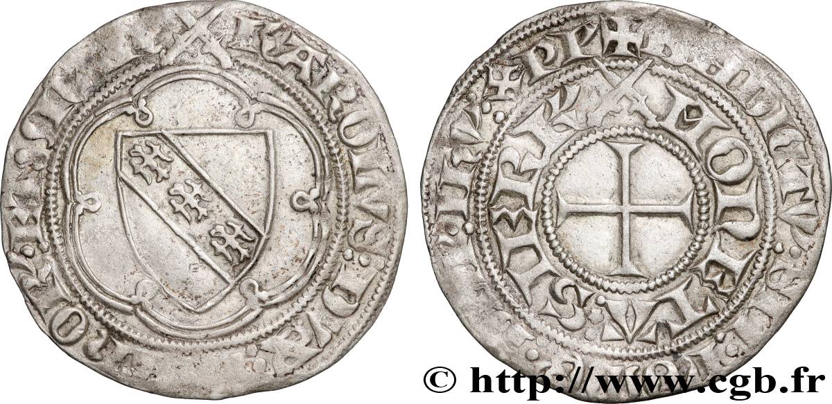 LORRAINE - DUCHÉ DE LORRAINE - CHARLES II Gros TTB/TTB+