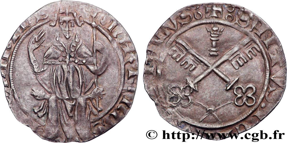 COMTAT-VENAISSIN - MARTIN V (Eudes Colonna) Carlin SS