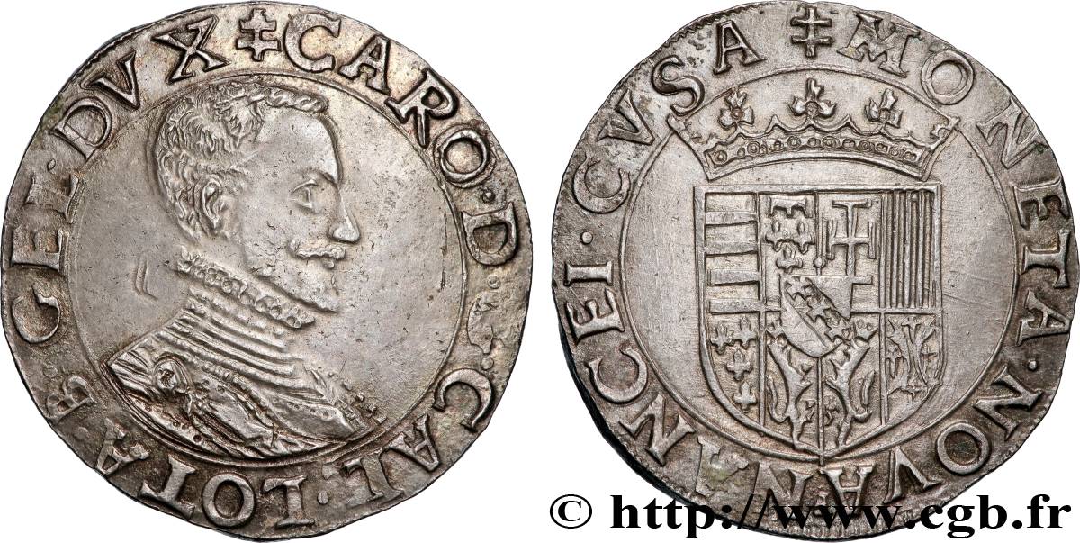 LORRAINE - DUCHÉ DE LORRAINE - CHARLES III LE GRAND DUC Teston SUP