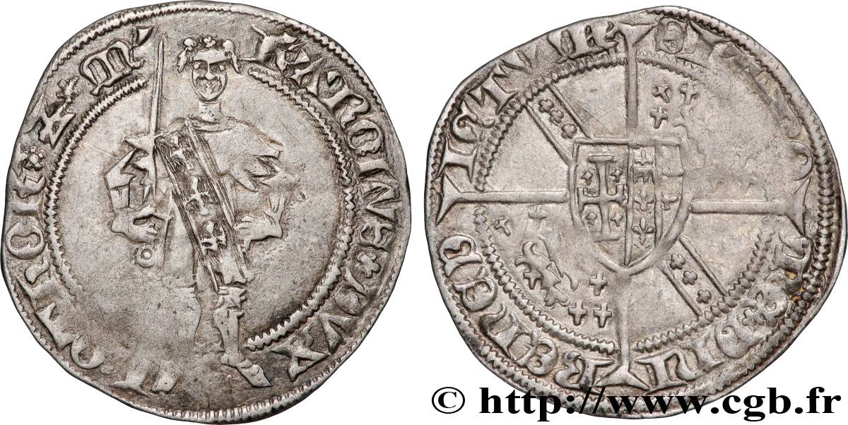 DUCHY OF LORRAINE - CHARLES II Gros XF