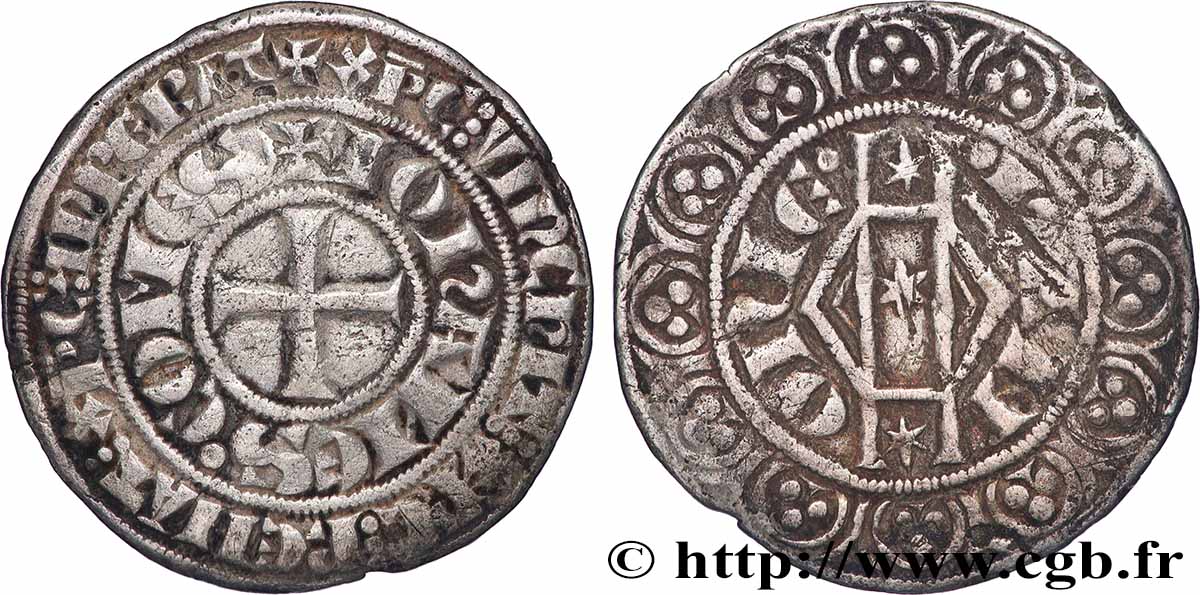 HAINAUT - COMTÉ DE HAINAUT - JEAN II D AVESNES Gros tournois TTB