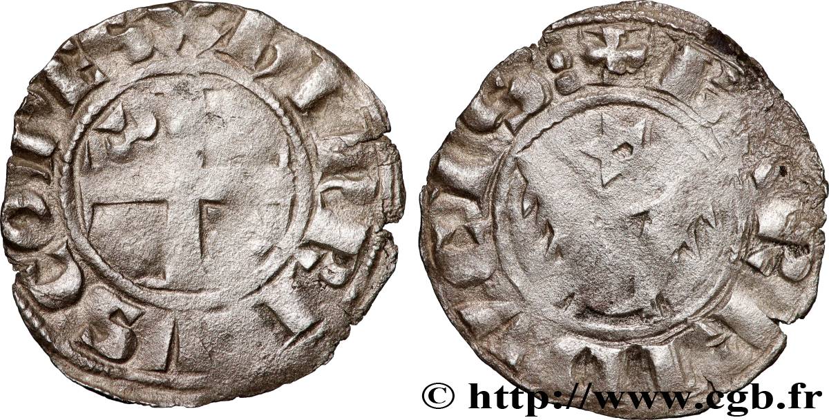 LORRAINE - COMTÉ DE BAR - HENRI II Denier parisis VF