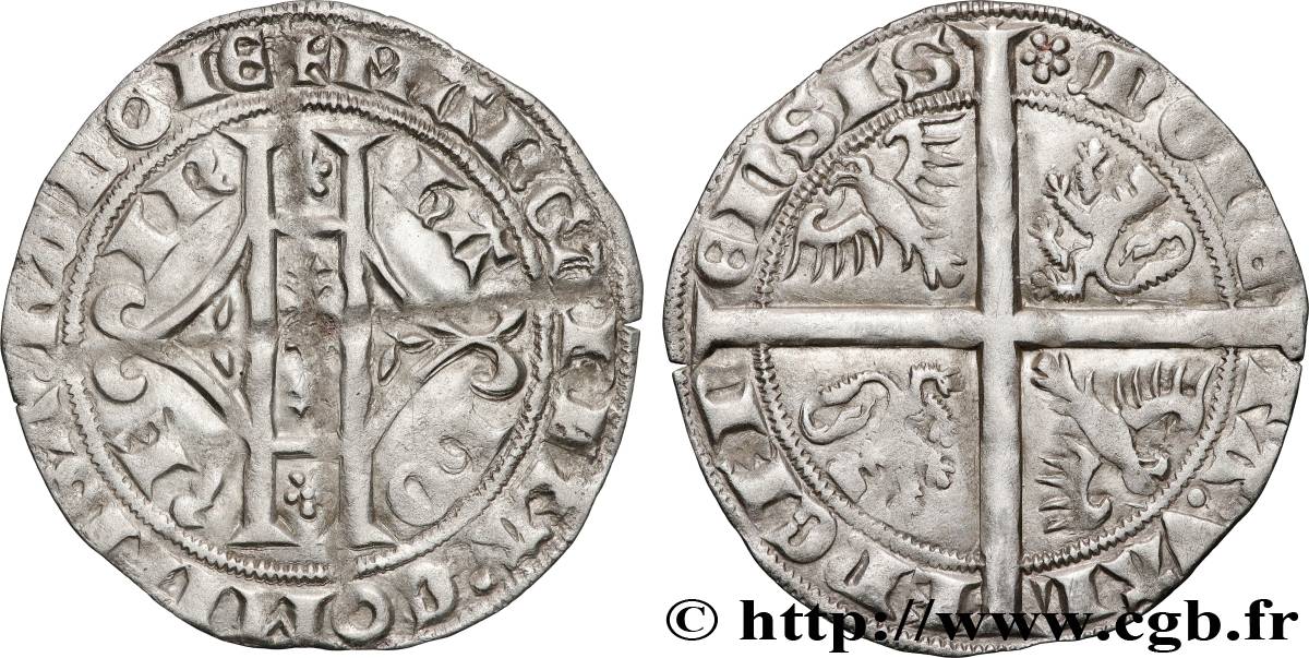 HAINAUT - COMTÉ DE HAINAUT - MARGUERITE II D AVESNES Gros SUP