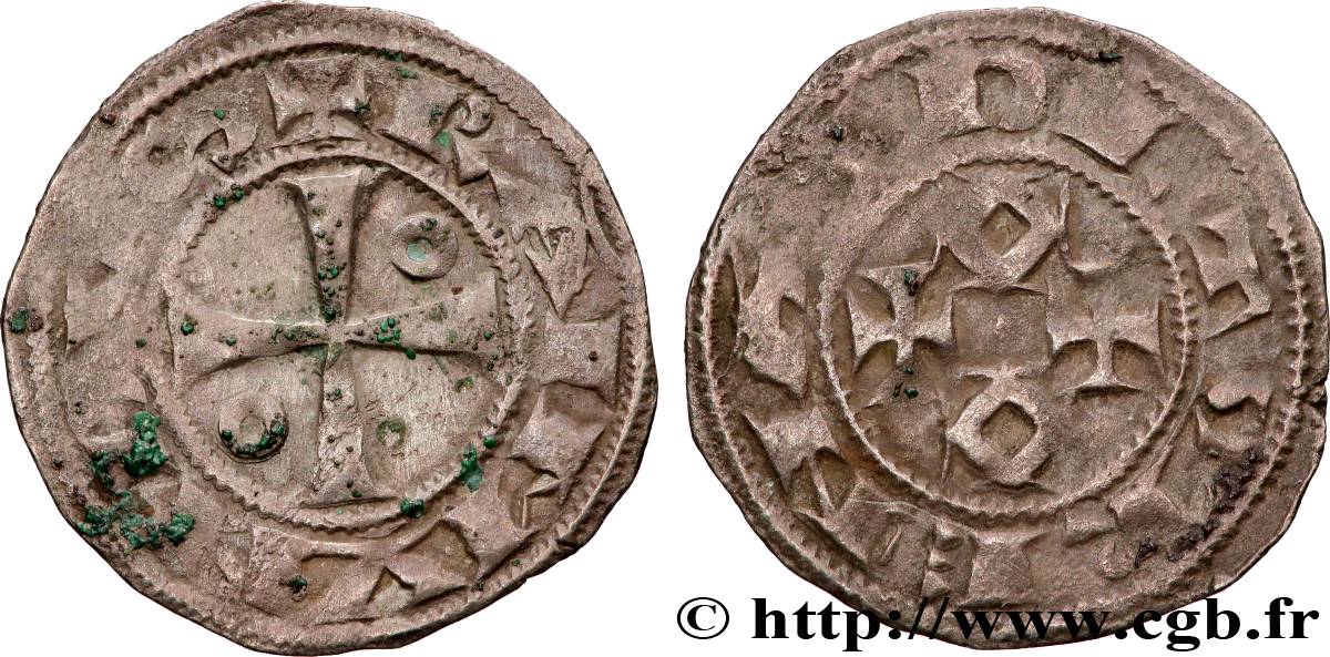 LIMOUSIN - VICOMTÉ DE TURENNE - RAYMOND II, III ou IV Denier TTB