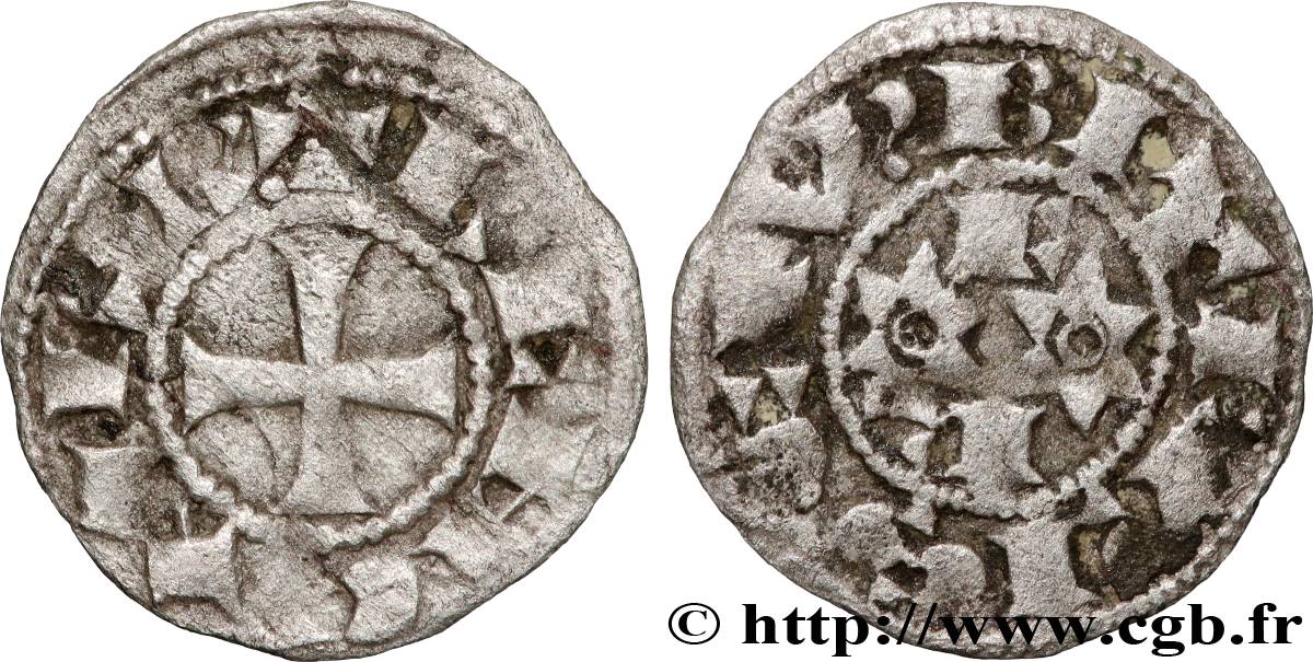 LANGUEDOC - VISCOUNT OF BÉZIERS - RAYMOND TRENCAVEL Obole VF/XF