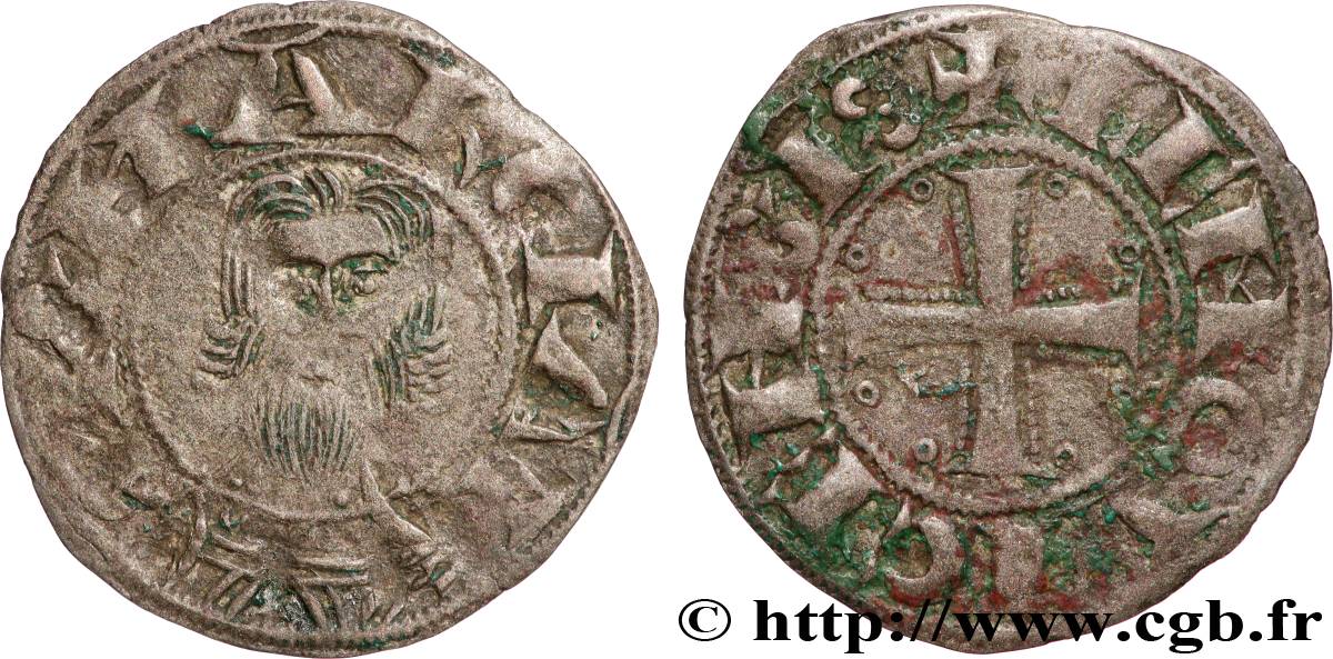 LIMOUSIN - ABBAYE DE SAINT-MARTIAL DE LIMOGES Denier ou barbarin XF