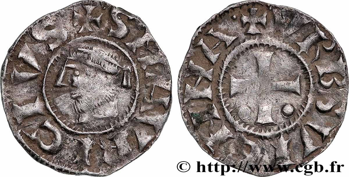 DAUPHINÉ - ARCHEVÊCHÉ DE VIENNE - ANONYMES Denier TTB+