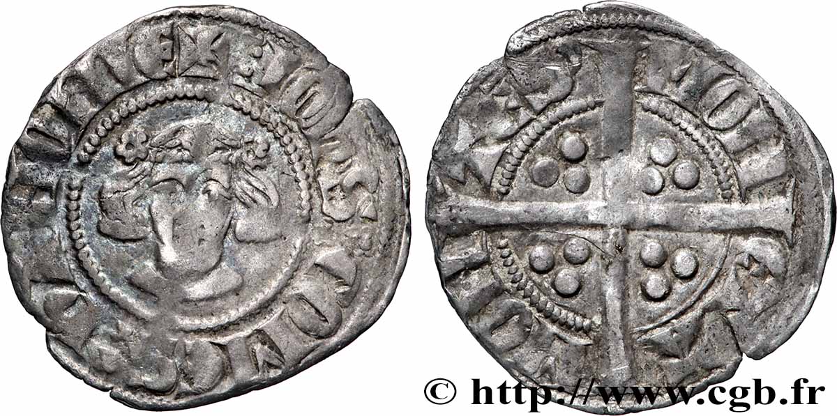 HAINAUT - COUNTY OF HAINAUT - JOHN II OF AVESNES Esterlin XF