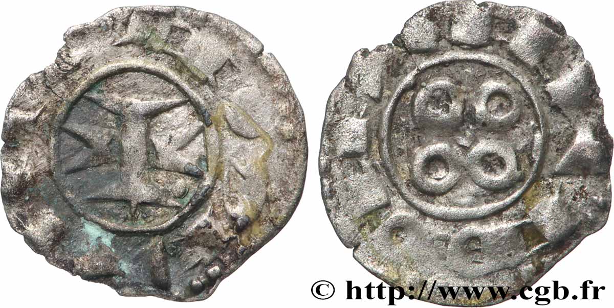 LANGUEDOC - COMTÉ DE MELGUEIL - ÉVÊQUES DE MAGUELONNE - ANONYMES Obole anonyme ou melgorien TB+