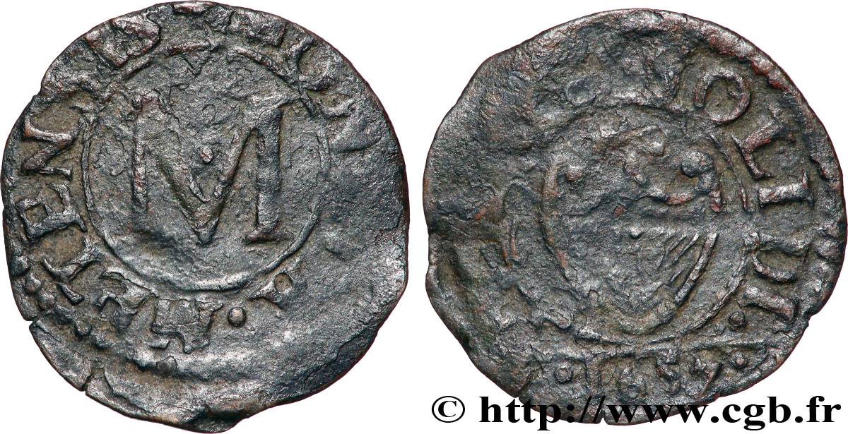 LORRAINE - CITÉ DE METZ  Liard ou quart de bugne (2,5 deniers) TB+/TB