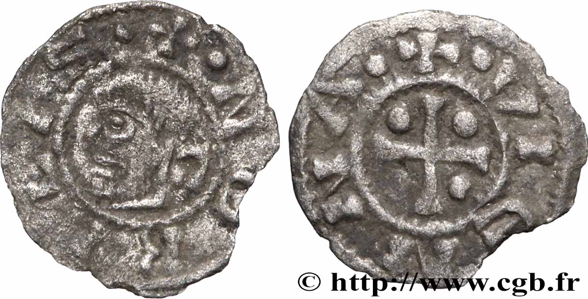 DAUPHINÉ - ARCHEVÊCHÉ DE VIENNE - ANONYMES Obole anonyme TB+