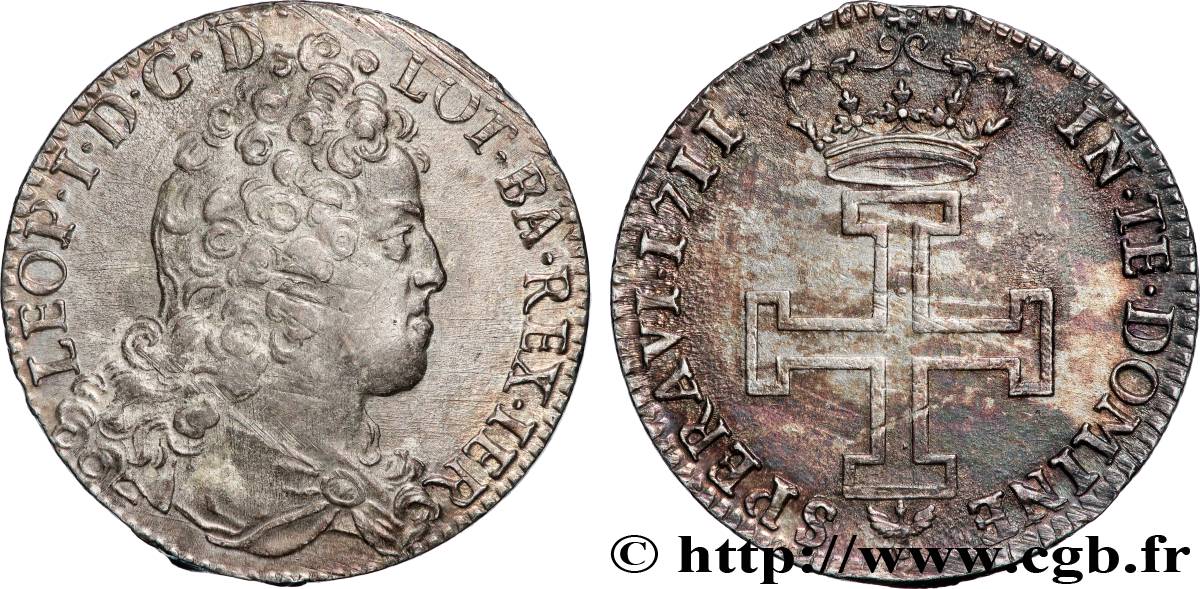 LORRAINE - DUCHÉ DE LORRAINE - LÉOPOLD Ier Teston TTB+