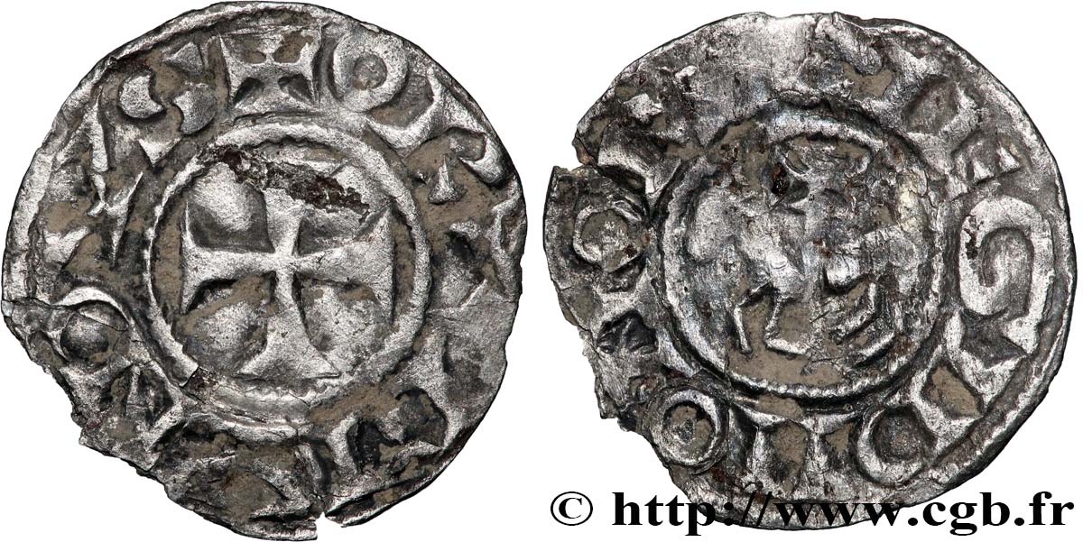 LANGUEDOC - COMTÉ DE SAINT-GILLES - RAYMOND IV DE SAINT-GILLES Denier TB+