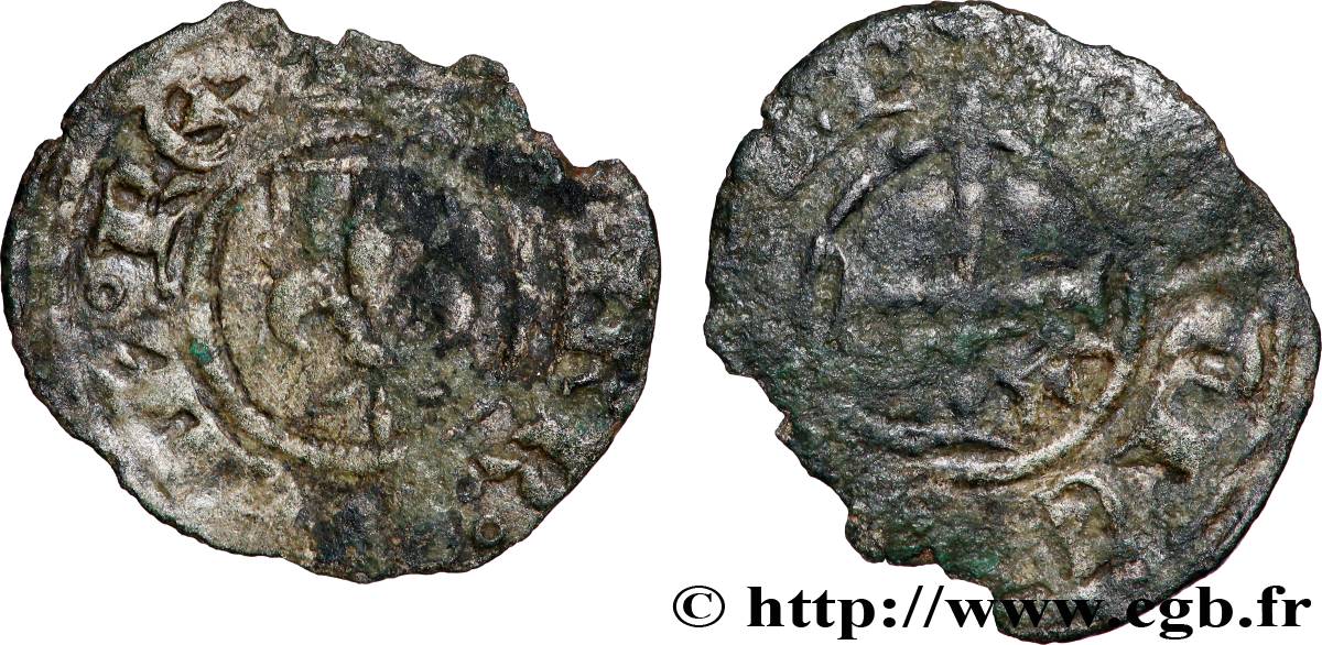 PROVENCE - COMTÉ DE PROVENCE - ROBERT D&nbsp;ANJOU Obole TB