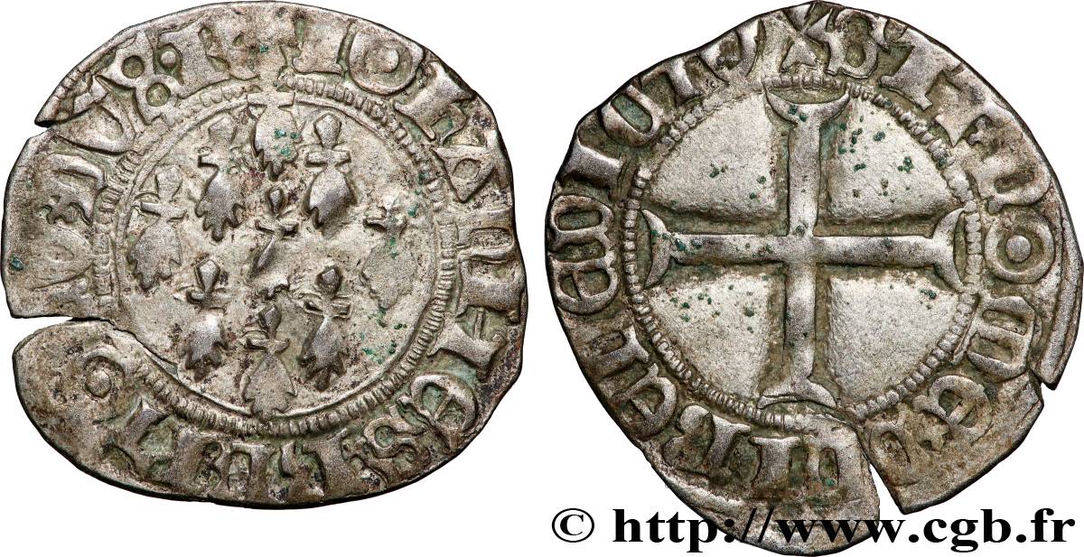 DUCHY OF BRITTANY - JEAN IV OF MONTFORT Blanc aux mouchetures d&nbsp;hermine SS