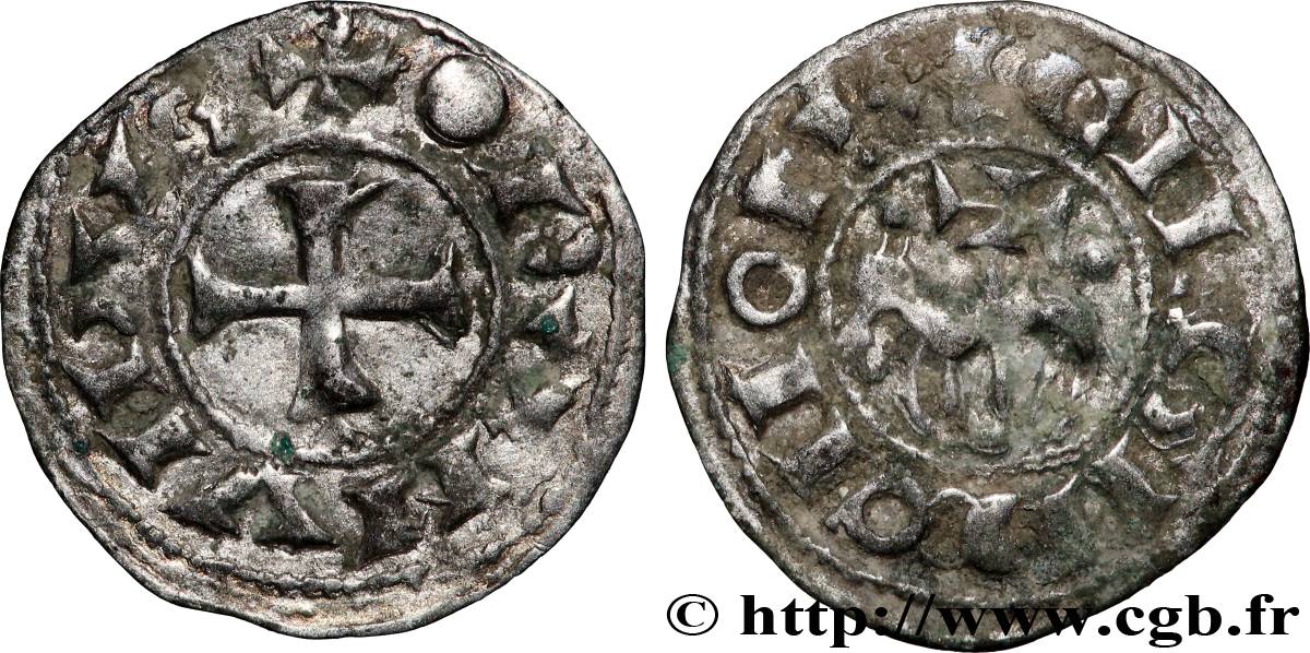 LANGUEDOC - COMTÉ DE SAINT-GILLES - ALPHONSE JOURDAIN Obole q.BB