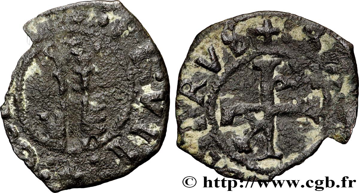 PAPAL STATES – COMTAT VENAISSIN - CLEMENT VII (Giulio de Medicis) Denier VF