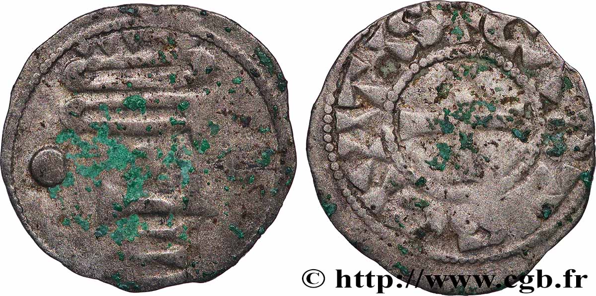 CHARTRES - COMTÉ DE CHARTRES - EUDES II Obole TTB/TB+