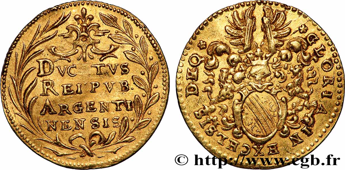 ALSACE - VILLE DE STRASBOURG Ducat TTB+