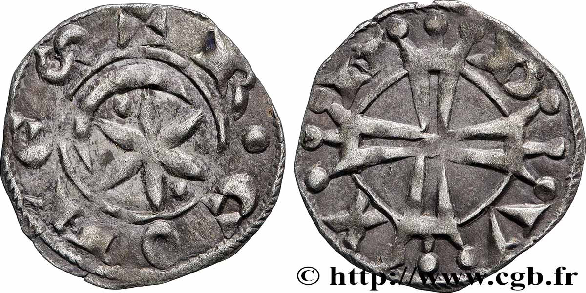 PROVENCE - MARQUISAT DE PROVENCE - RAYMOND VI Denier ou raimondin SS
