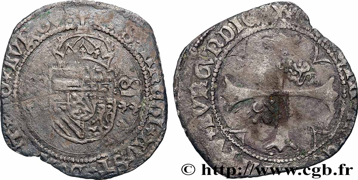 PAYS-BAS BOURGUIGNONS - COMTÉ DE BOURGOGNE - PHILIPPE LE BEAU Six blancs fSS