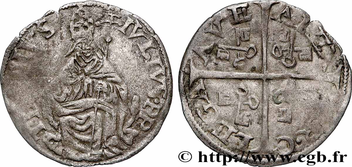 GRAFSCHAFT VENAISSIN - AVIGNON - JULES III (Giovanni Maria Ciocchi del Monte) Carlin SS