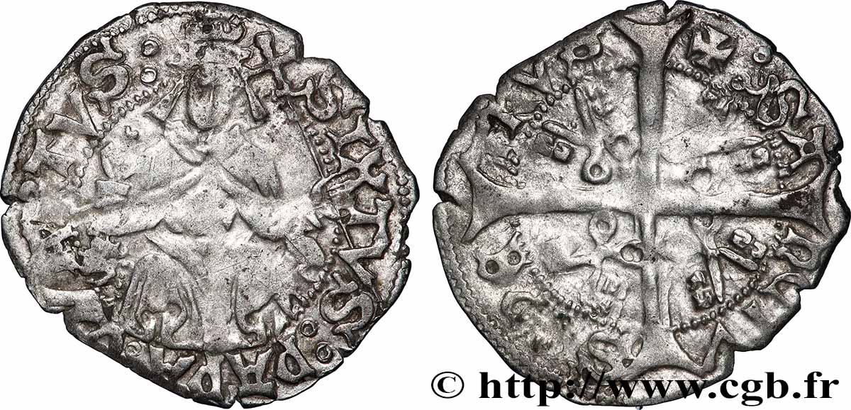 PAPAL STATES - COMTAT-VENAISSIN - SIXTE IV (Francesco della Rovere) Carlin XF