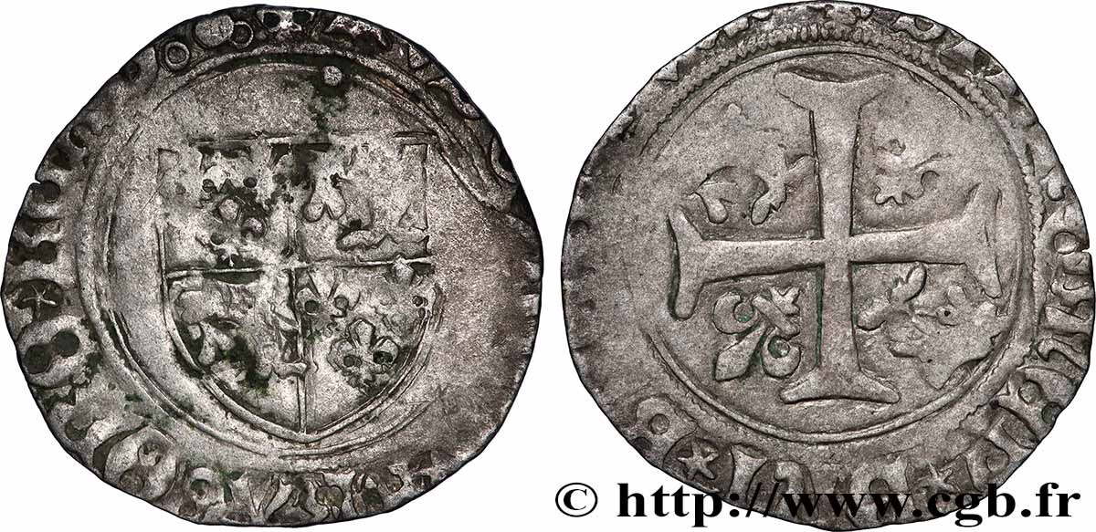 DAUPHINÉ - DAUPHINS DU VIENNOIS - LOUIS II Blanc fSS