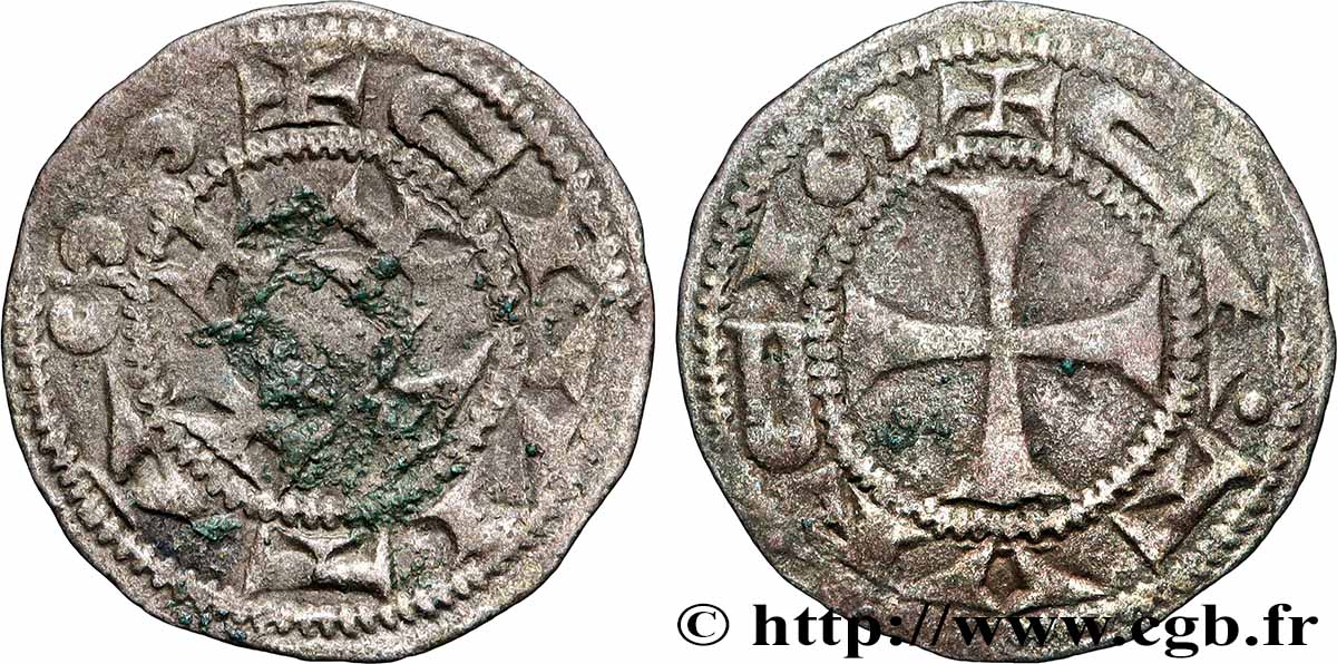 LANGUEDOC - ÉVÊCHÉ ET CITÉ DE CAHORS - ANONYMES Denier anonyme, caorcenx ou cadurcin TTB