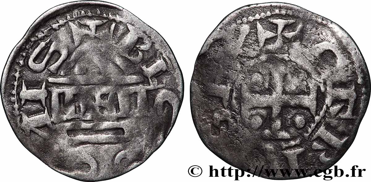 FRANCHE-COMTÉ - LONS-LE-SAUNIER - MONNAYAGE ANONYME Denier fSS