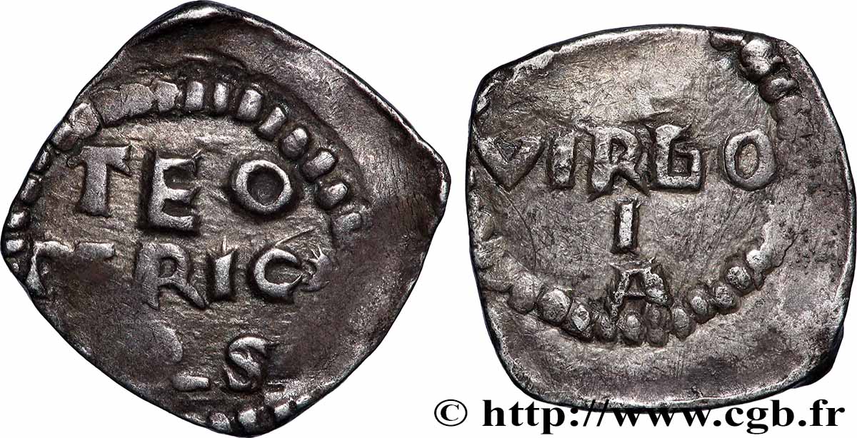 LORRAINE - ÉVÊCHÉ DE VERDUN - THIERRY Denier q.SPL