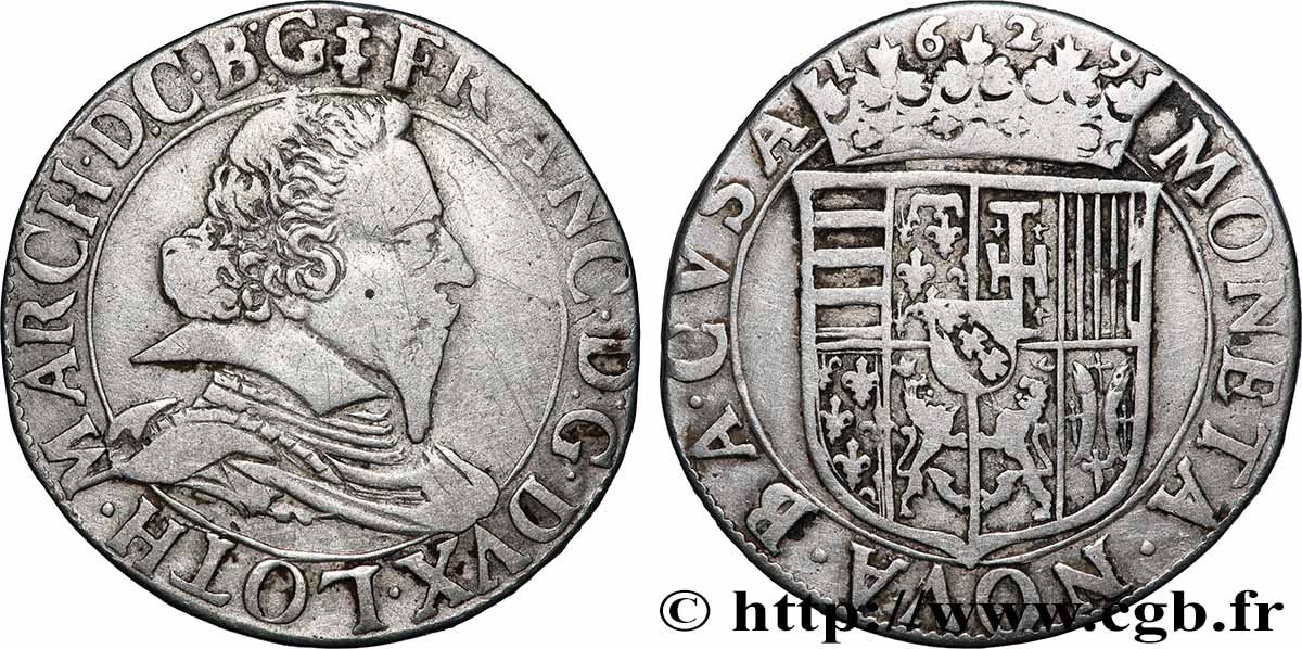 SALM - COMTÉ DE SALM - FRANÇOIS II Teston fSS