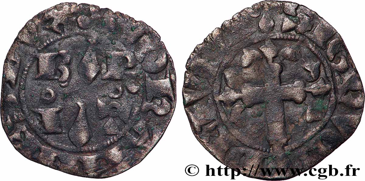 BRETAGNE - DUCHÉ DE BRETAGNE - JEAN III DIT LE BON Double denier XF/VF