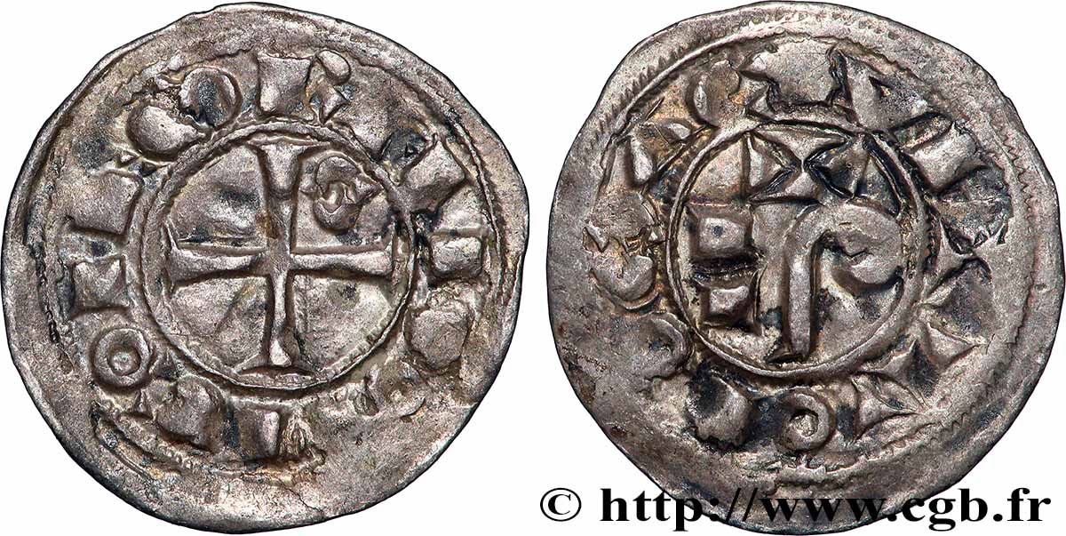 LANGUEDOC - COMTÉ DE TOULOUSE - RAYMOND V, RAYMOND VI OU RAYMOND VII Obole TTB/TB+