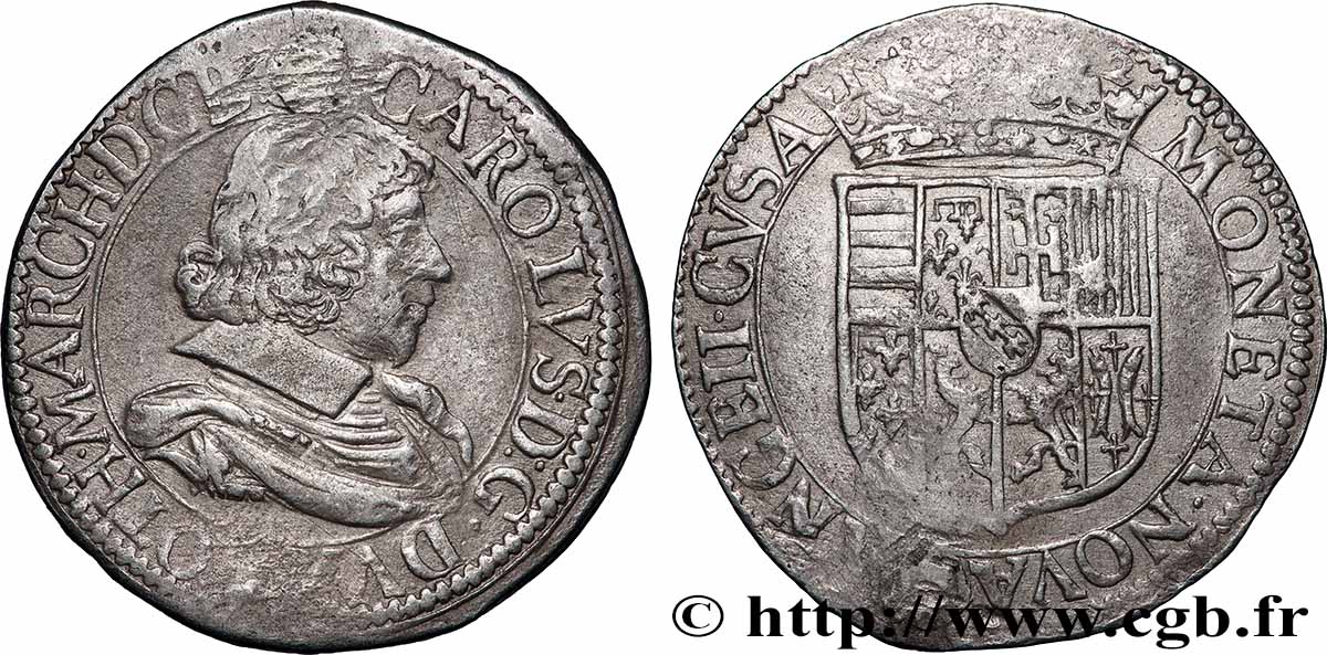 LORRAINE - DUCHÉ DE LORRAINE - CHARLES IV Teston TTB