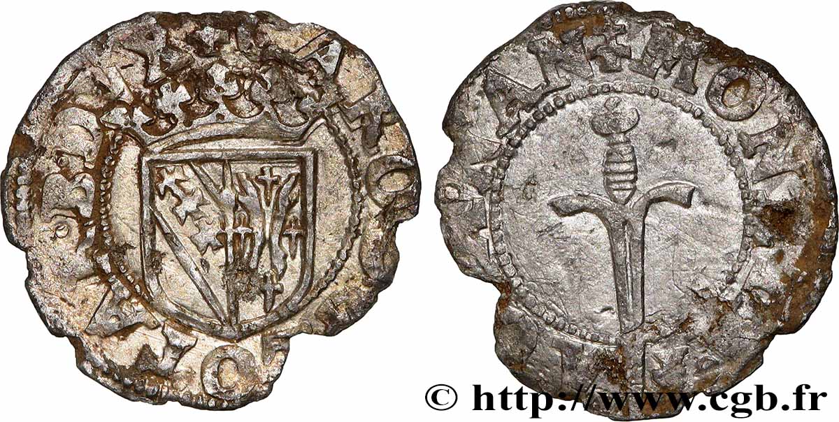 LORRAINE - DUCHÉ DE LORRAINE - CHARLES III LE GRAND DUC Double denier TTB