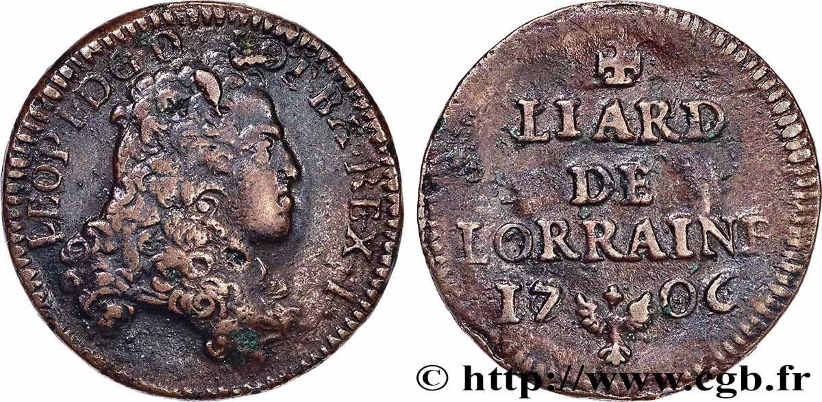 DUCHY OF LORRAINE - LEOPOLD I Liard SS