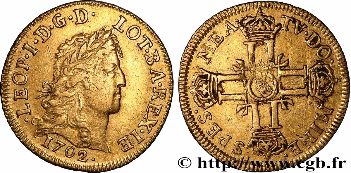LORRAINE - DUCHÉ DE LORRAINE - LÉOPOLD Ier Léopold d’or TTB+