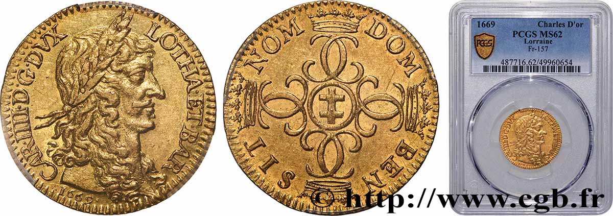 LORRAINE - DUCHÉ DE LORRAINE - CHARLES IV Charles d’or SUP62
