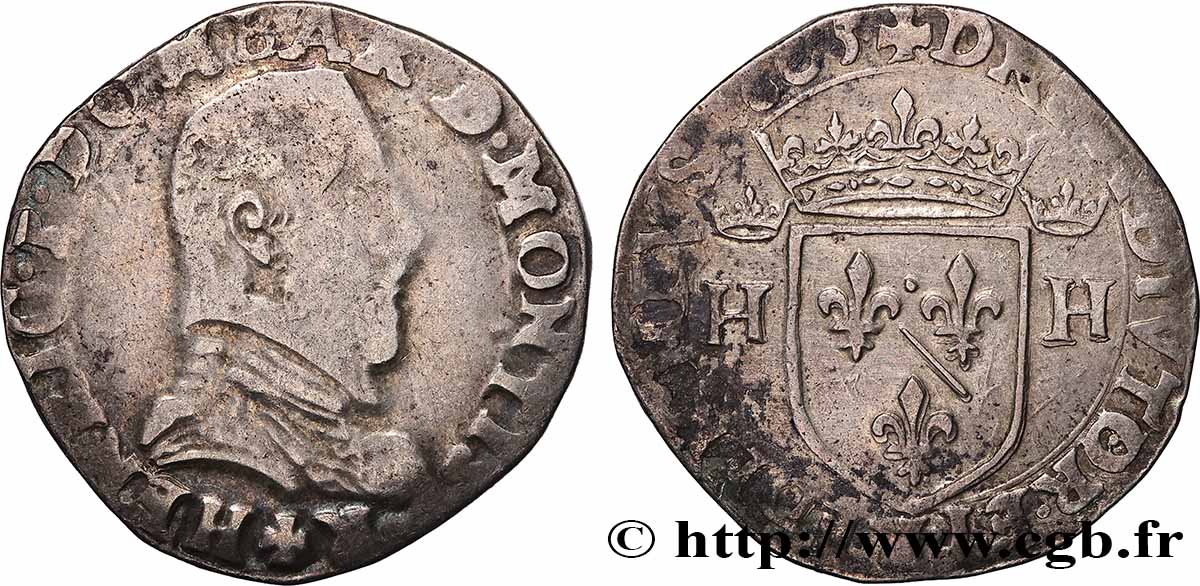 PRINCIPAUTY OF DOMBES - HENRY OF MONTPENSIER Teston S/fSS