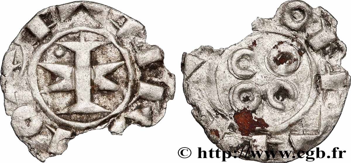 LANGUEDOC - COUNTY OF MELGUEIL - BISHOPS OF MAGUELONNE - ANONYMOUS Denier anonyme ou melgorien VG