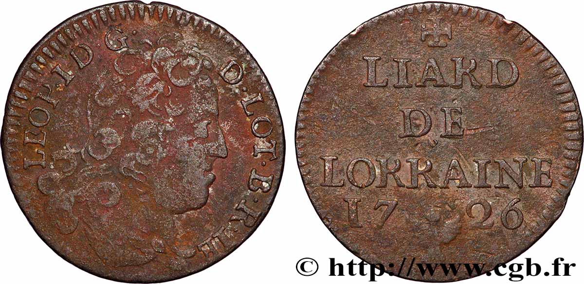 DUCHY OF LORRAINE - LEOPOLD I Liard XF
