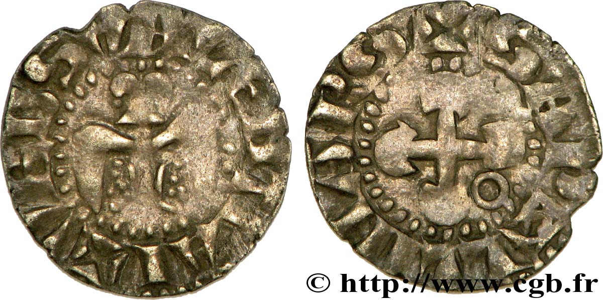 BISCHOP OF VALENCE - ANONYMOUS COINAGE Denier MBC