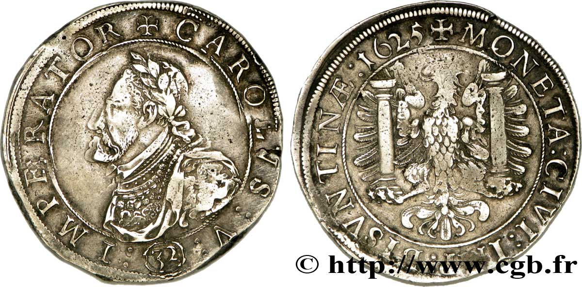 TOWN OF BESANCON - COINAGE STRUCK AT THE NAME OF CHARLES V Daldre XF