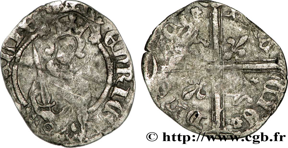 AQUITAINE - DUCHÉ D AQUITAINE - HENRY IV, HENRY V ou HENRY VI Hardi TTB