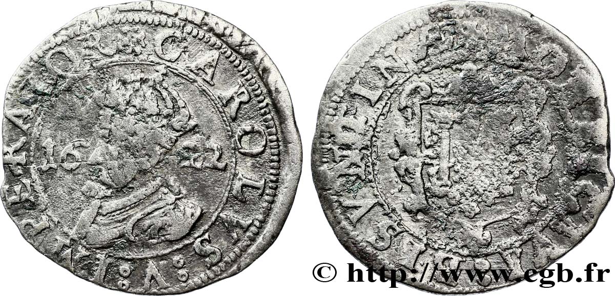TOWN OF BESANCON - COINAGE STRUCK AT THE NAME OF CHARLES V Carolus MB