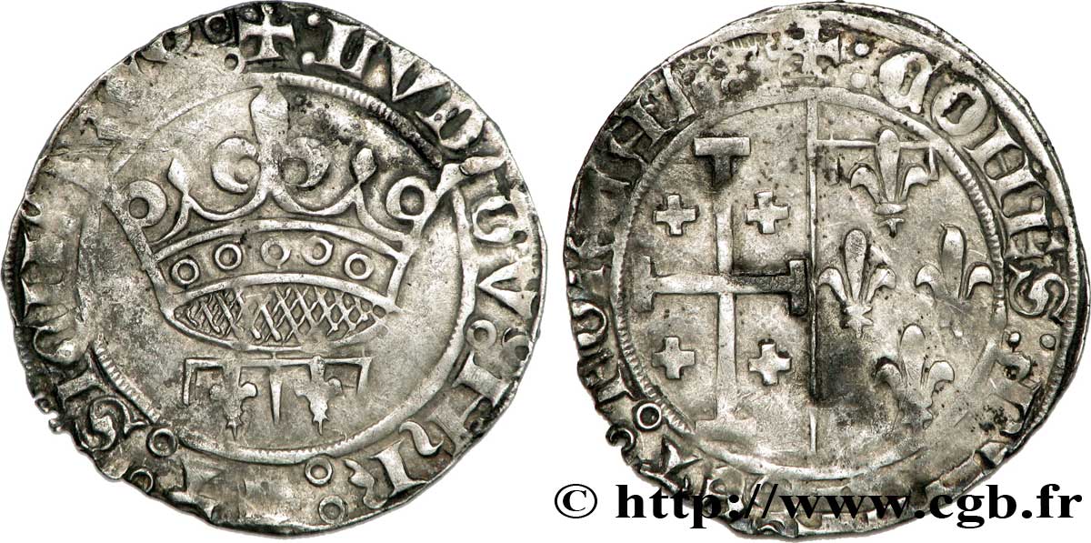 PROVENCE - COUNTY OF PROVENCE - LOUIS OF PROVENCE Sol coronat XF