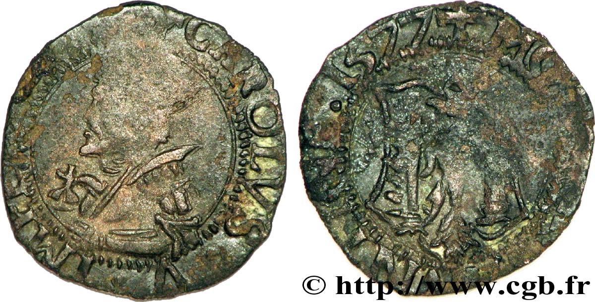 TOWN OF BESANCON - COINAGE STRUCK AT THE NAME OF CHARLES V Niquet q.BB