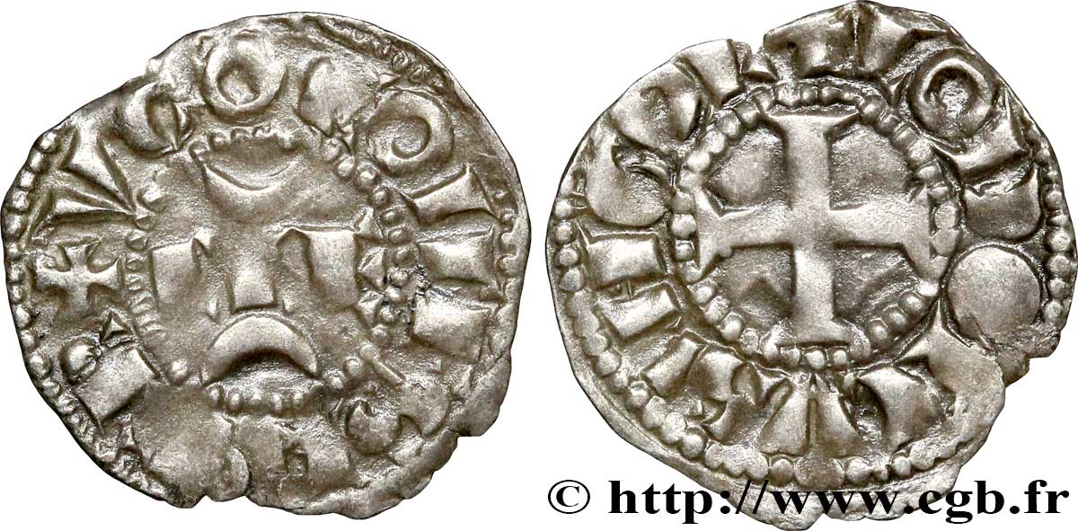 LA MARCHE - COMTÉ DE LA MARCHE - HUGUES X Obole TTB