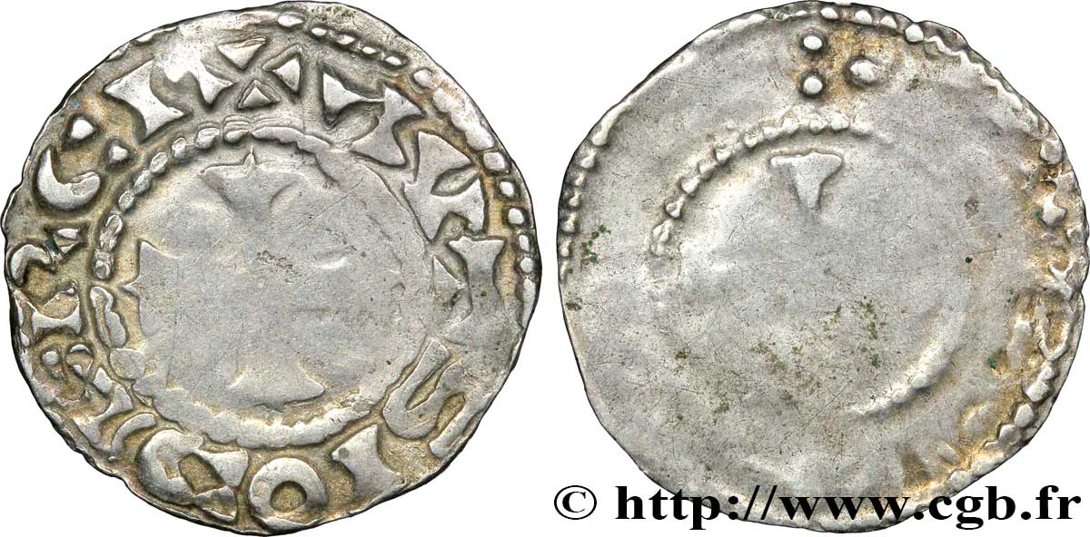 AUXERRE - COMTÉ D&nbsp;AUXERRE - ANONYMES Denier TB+